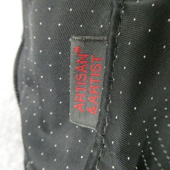 Artisan & Artist Hangbag Shoulder Bag Purse Boston Polka Dot Black Red Fits All - Picture 2 of 8